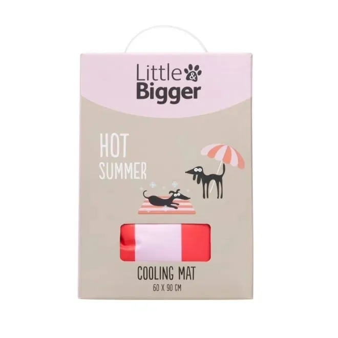 Little & Bigger HotSummer jahutusmatt, roosa/punane, 40 x 50 cm - Tootepilt 2