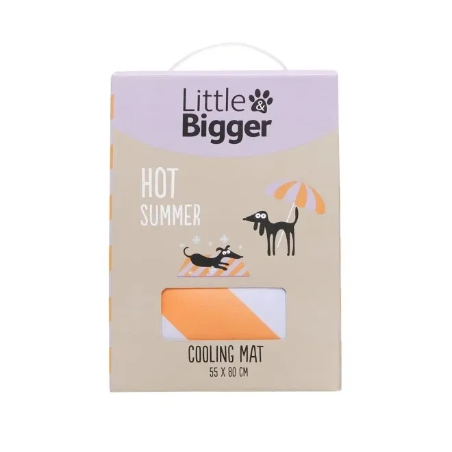 Little & Bigger HotSummer jahutusmatt, lilla/oranž, 45 x 60 cm - Tootepilt 2