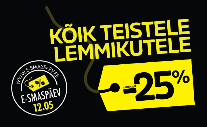 Kõik teistele lemmikutele -25%