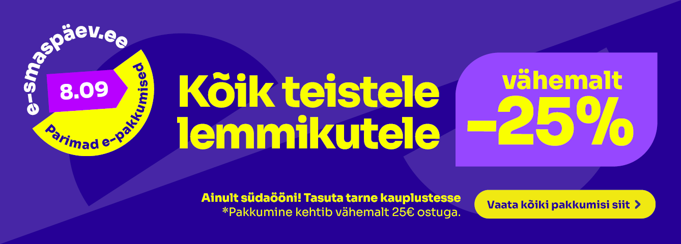 Kõik teistele lemmikutele -25%