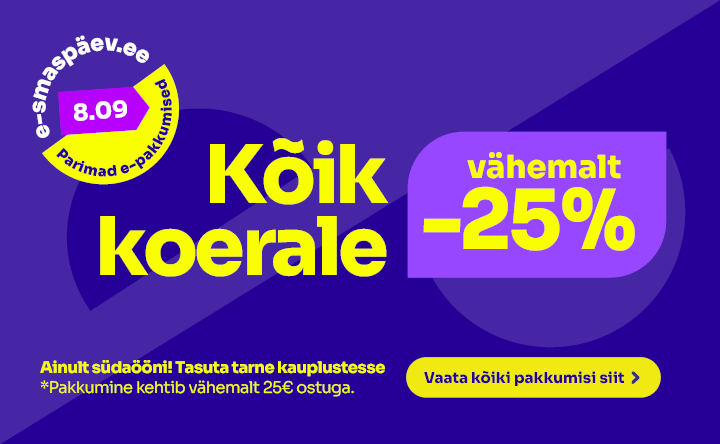 Kõik koerale -25%